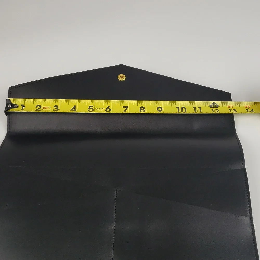 Glass Ladder & Co. Megan Portfolio Organizer Clutch in Black